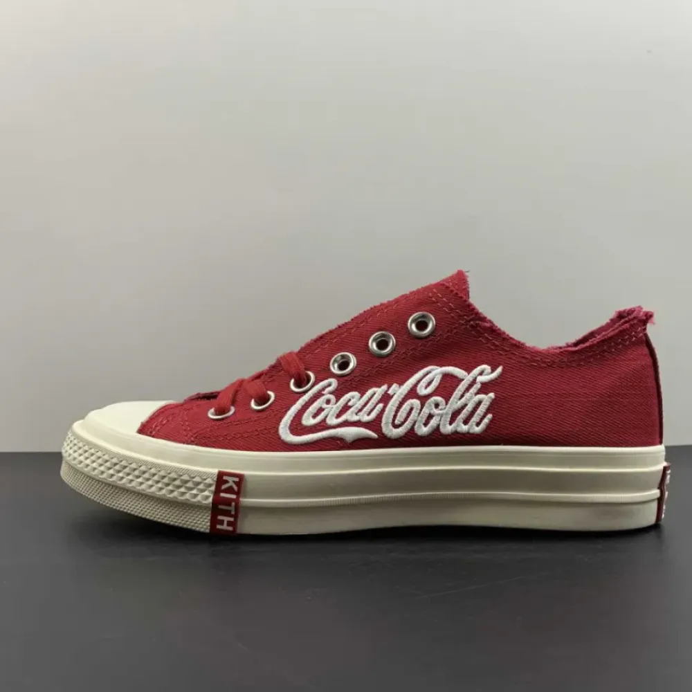 Kith x Coca Cola x Chuck 70 Low Red/White  169838C