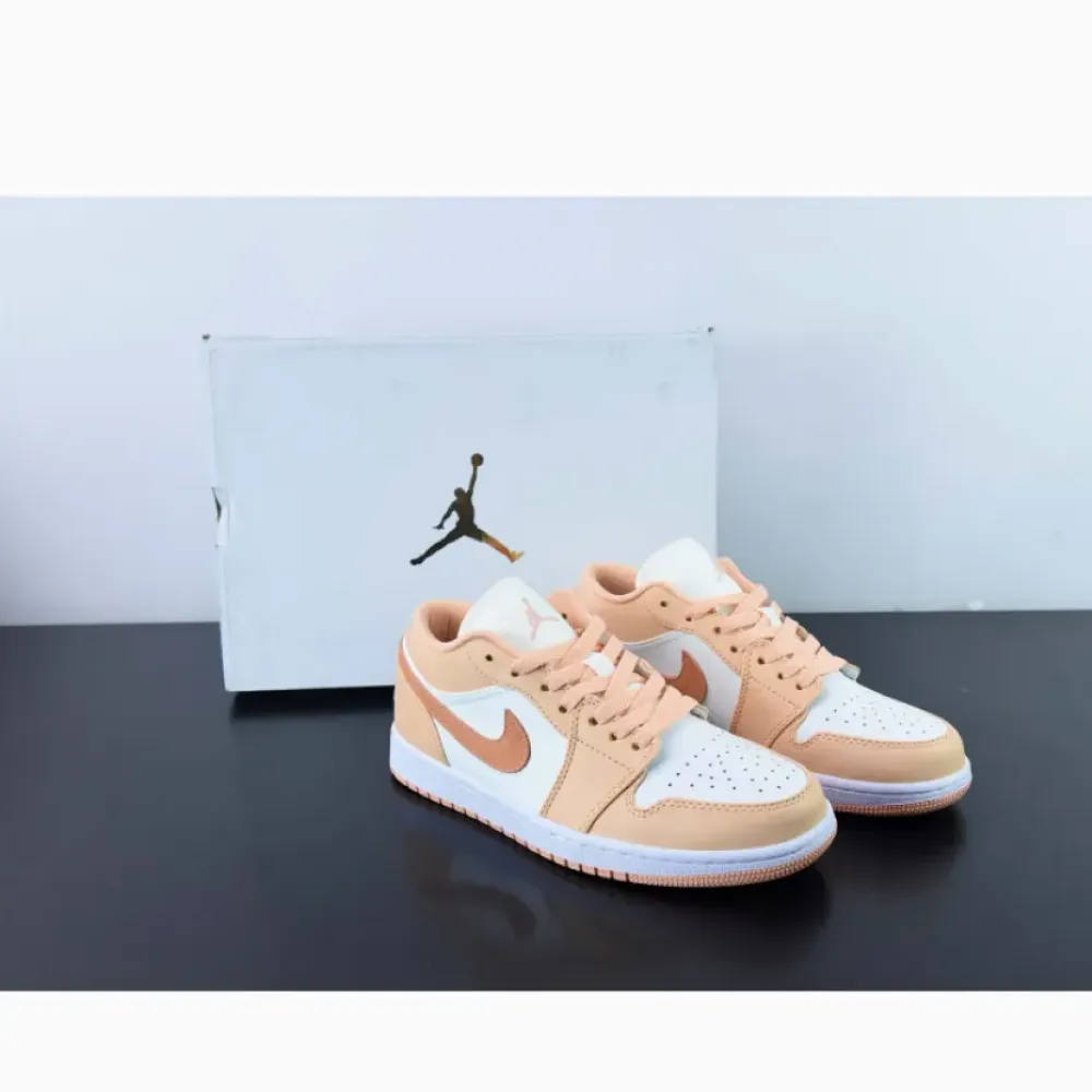 Air Jordan 1 Low Sunset Haze/Bright Citrus-White  DC0774-801