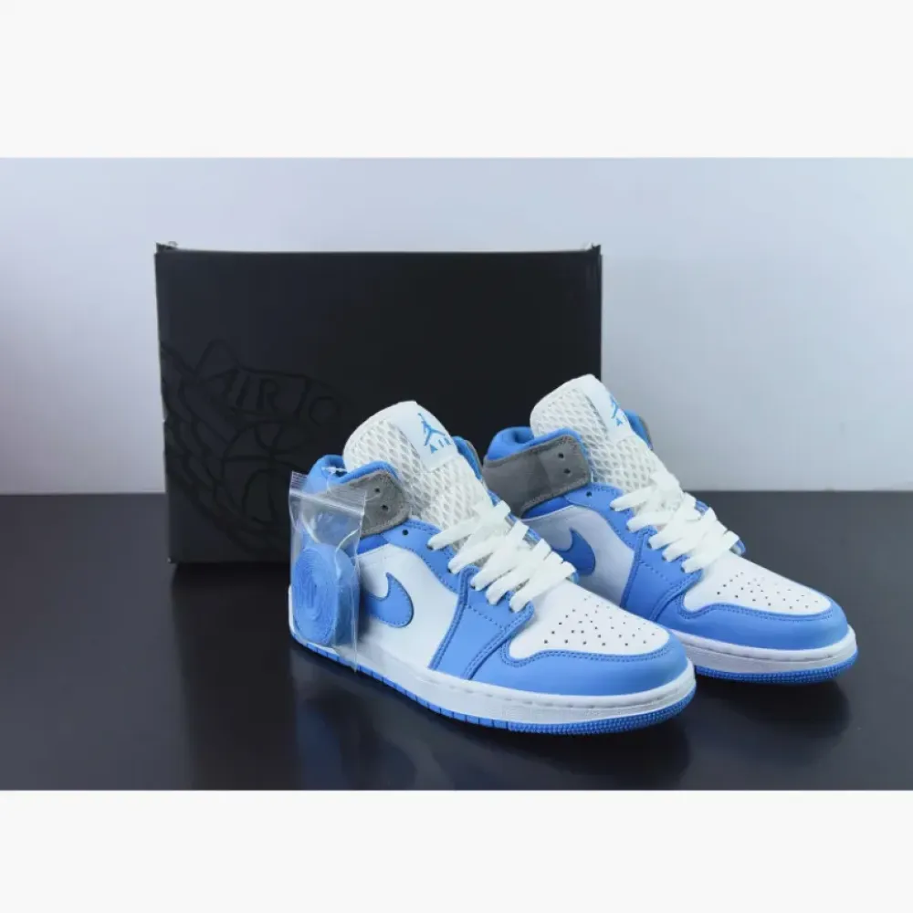 Air Jordan 1 Mid University Blue/Grey  DX9276-100