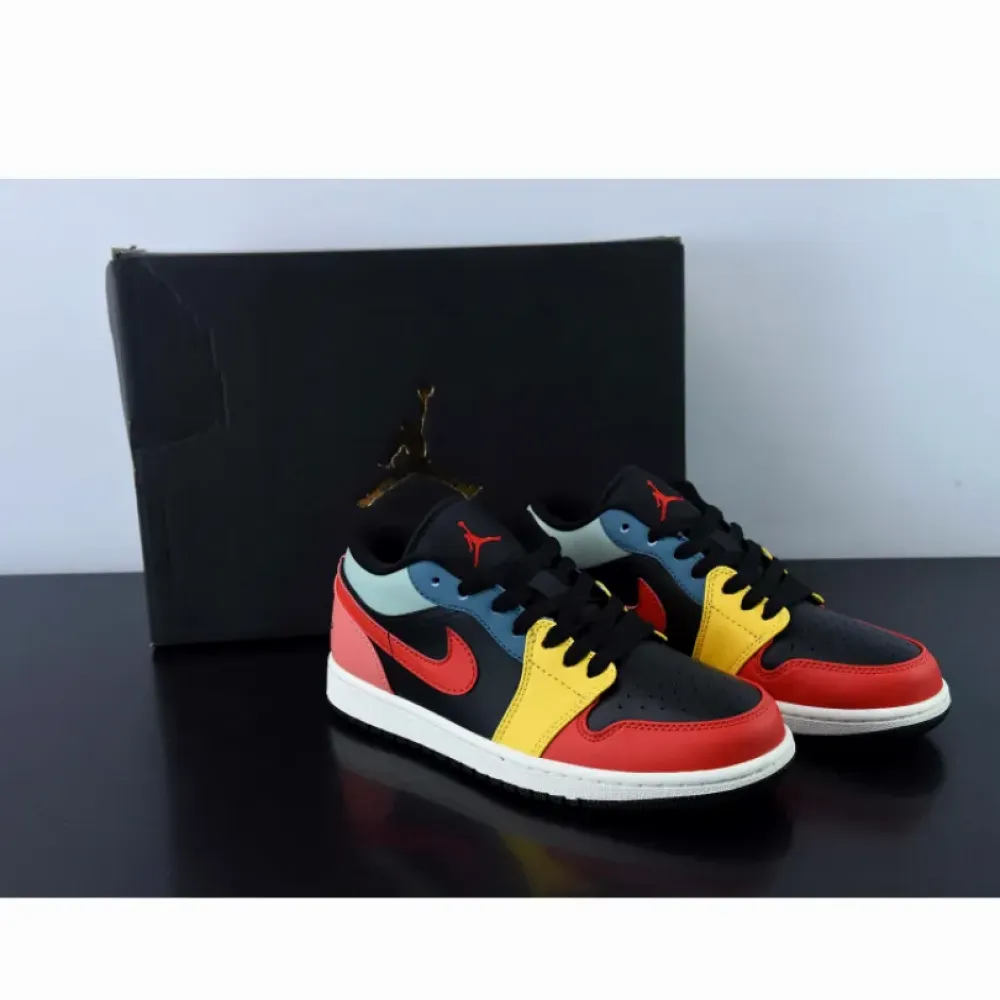 Air Jordan 1 Low “Black Multi”  DN3739-060