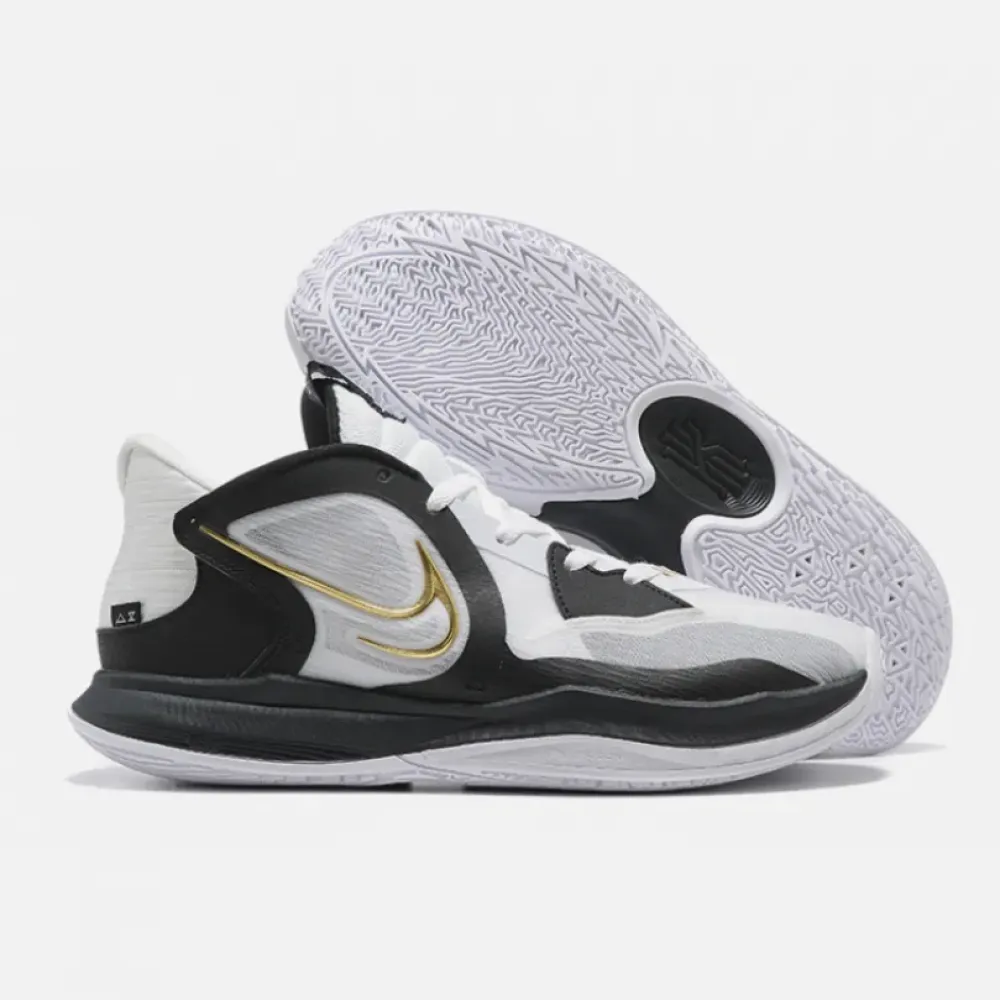 Nike Kyrie Low 5 White/Metallic Gold/Black  DJ6012-101