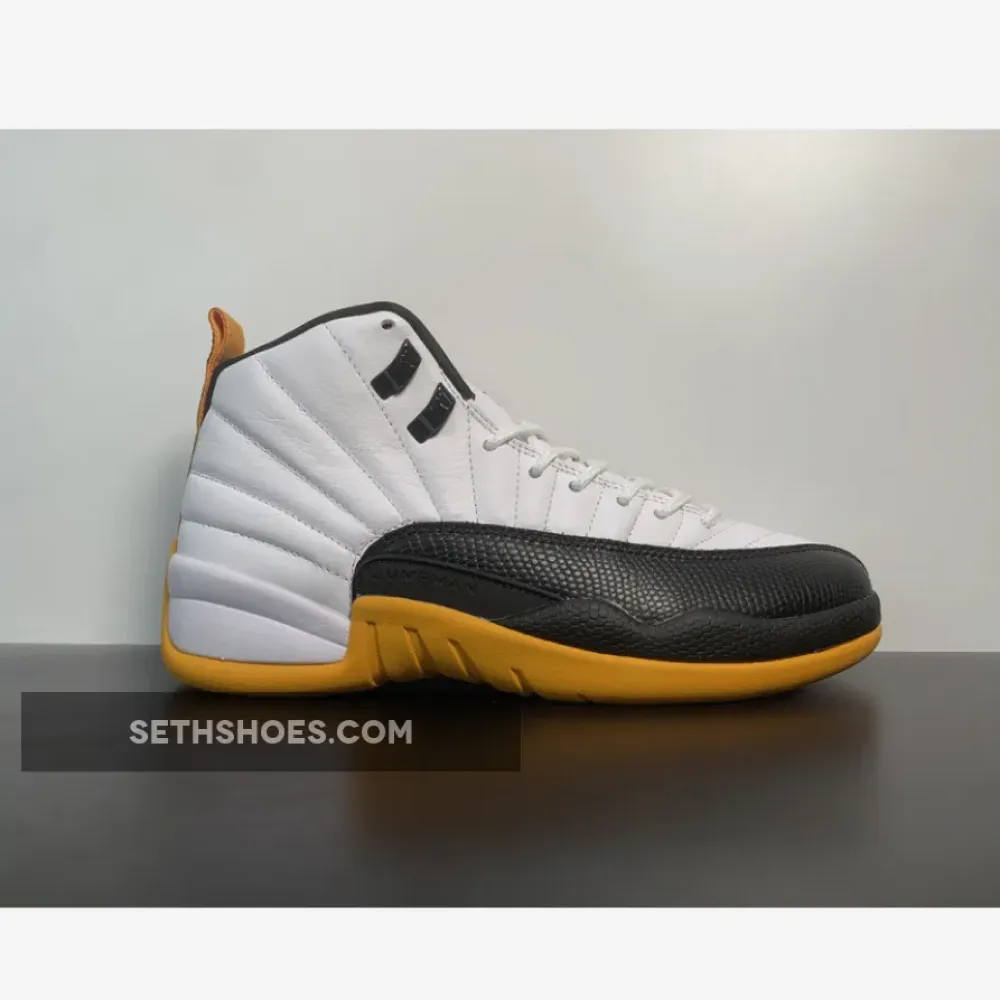 Air Jordan 12 ’25 Years In China’ White/Black-Taxi-Varsity Red  DR8887-100