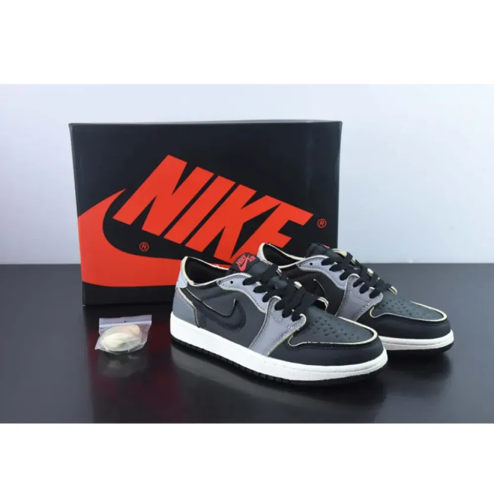 Air Jordan 1 Low OG EX Black/Dark Smoke Grey  DV0982-006