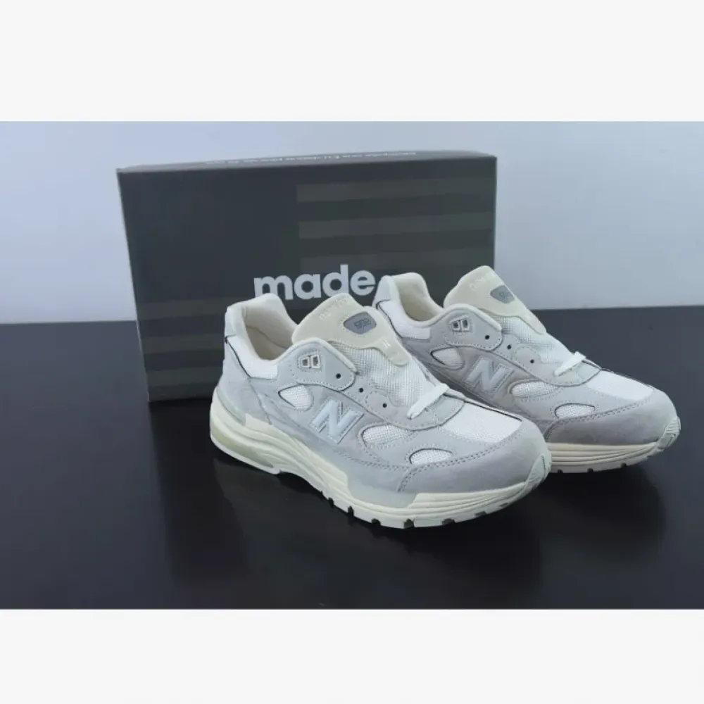 New Balance 992 White Silver  M992MD
