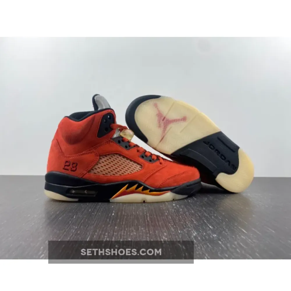 Air Jordan 5 “Mars For Her“ Martian Sunrise/Black-Fire Red  DD9336-800