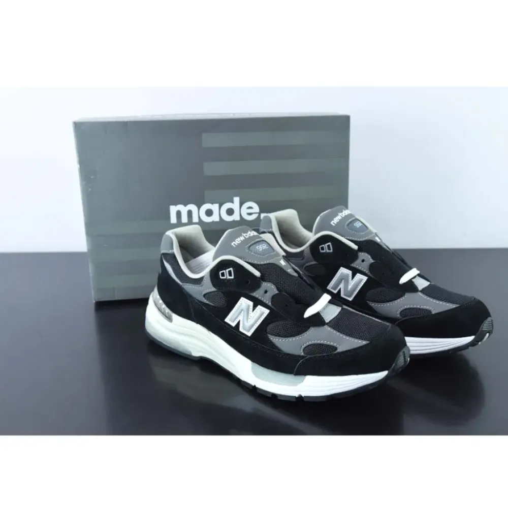 New Balance 992 Black Grey Suede  M992EB
