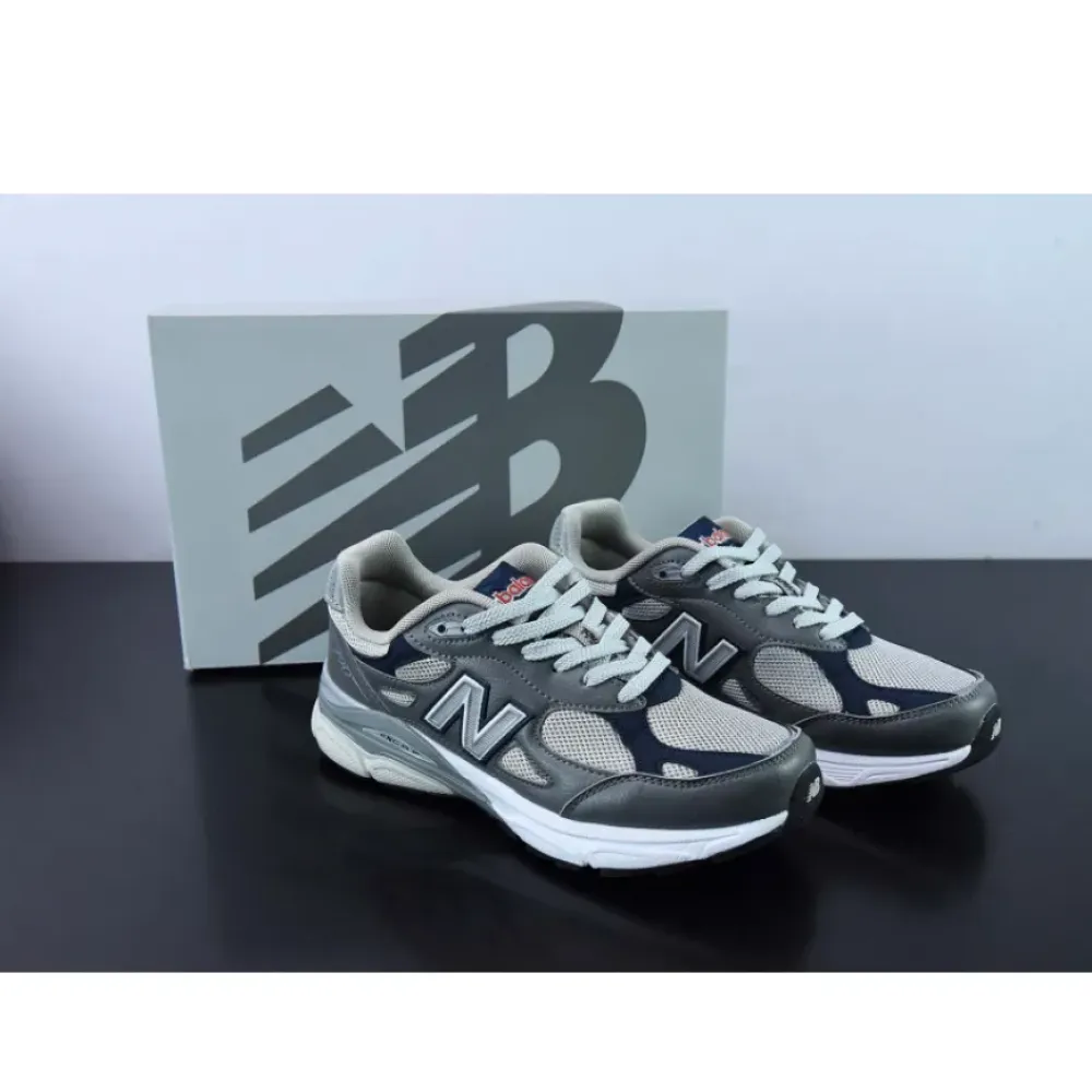 New Balance 990v3 Elephant Grey Navy  M990GJ3