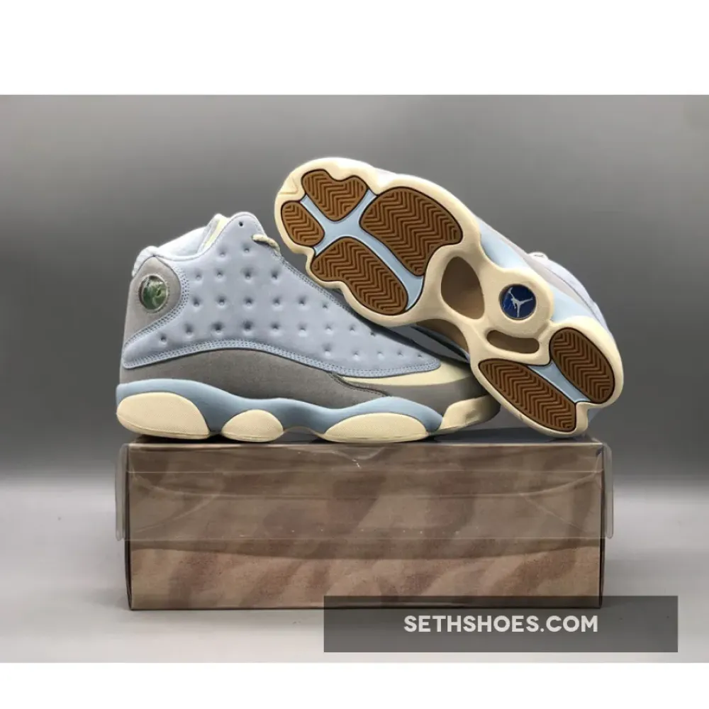 SoleFly x Air Jordan 13 University Blue/Sail-Cool Grey  DX5763-100