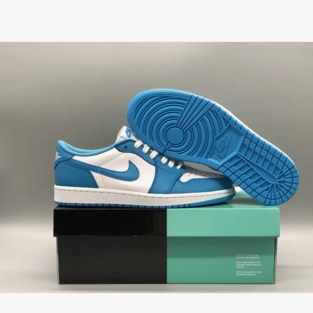Nike SB x Air Jordan 1 Low “UNC” Dark Powder Blue/White CJ7891-401