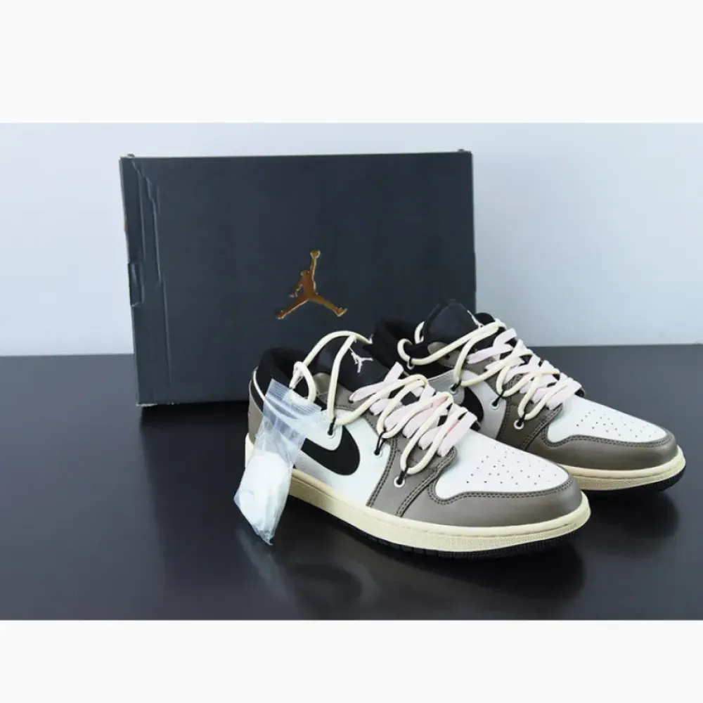 Air Jordan 1 Low Brown Mocha White