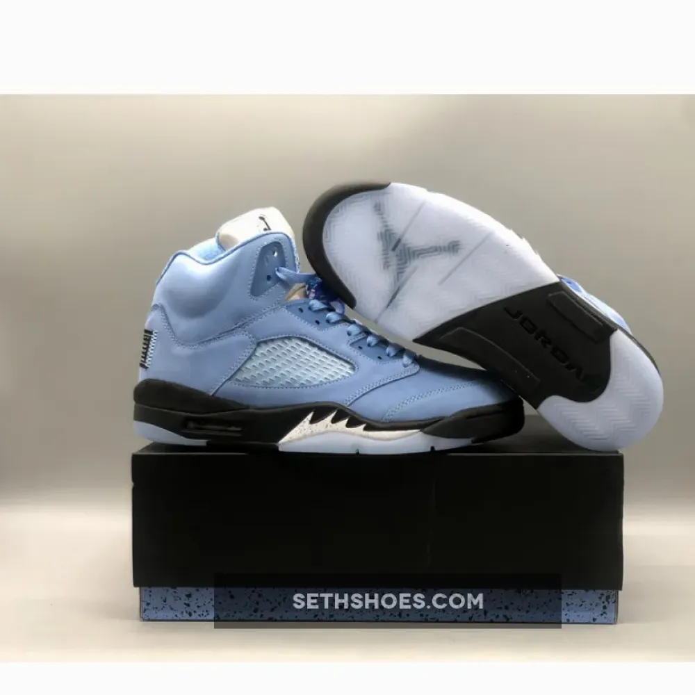 Air Jordan 5 ‘UNC’ University Blue/Black-White  DV1310-401