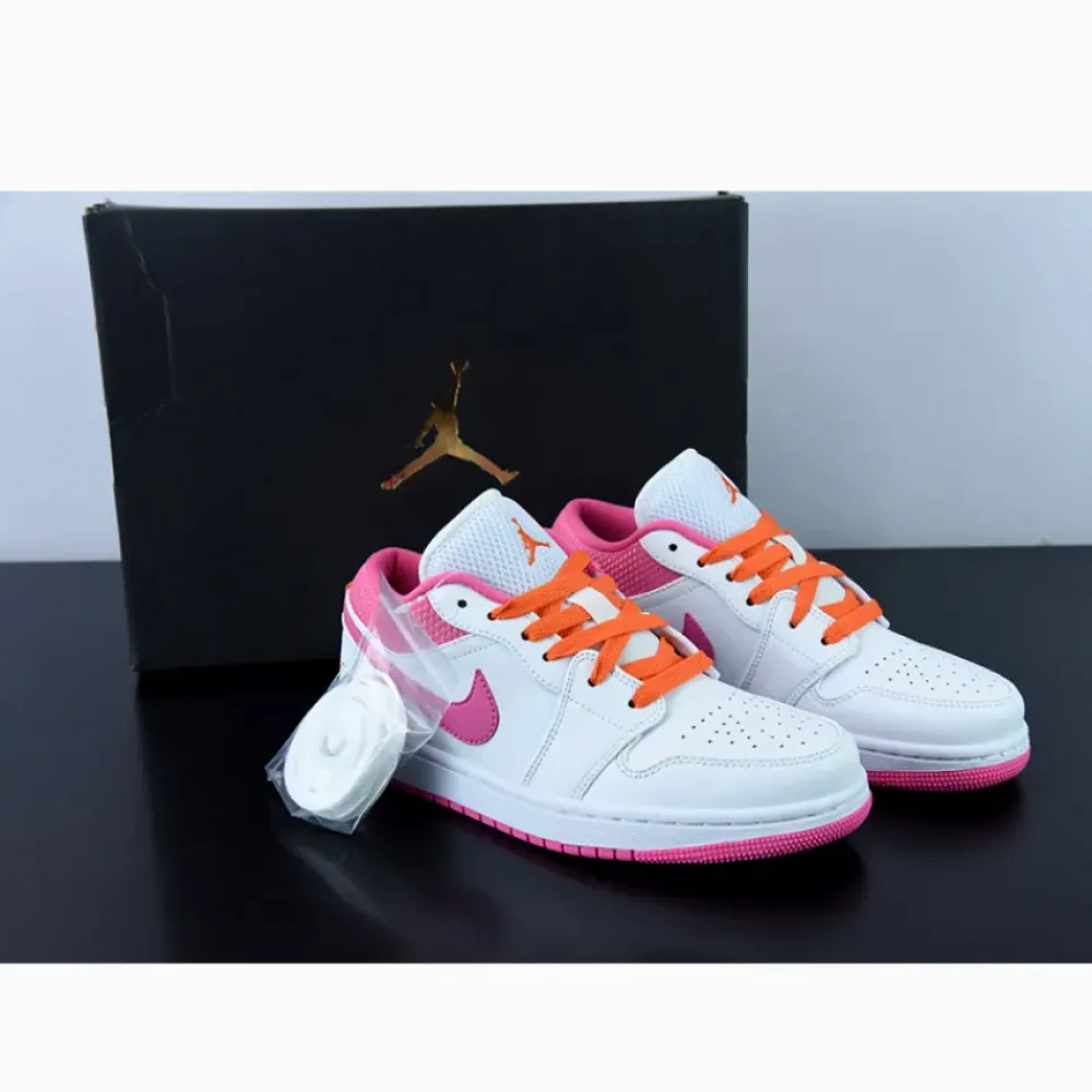 Air Jordan 1 Low GS White Pinksicle  DR9498-168
