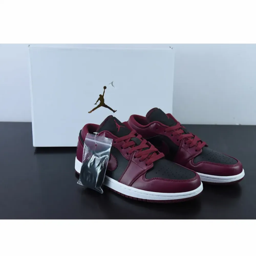 Air Jordan 1 Low Maroon Black  DC0774-006