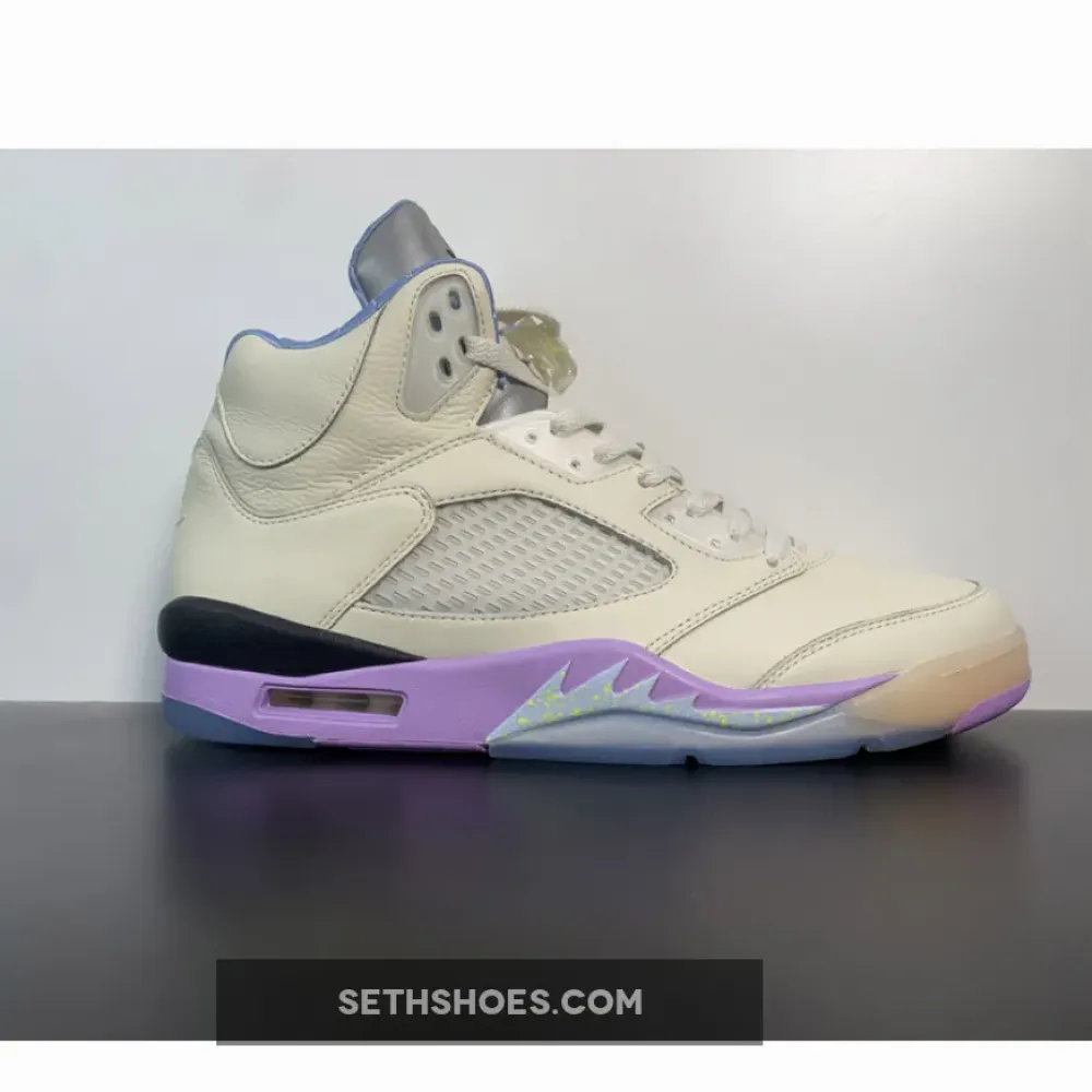 DJ Khaled x Air Jordan 5 We The Best Sail/Washed Yellow-Violet Star DV4982-175