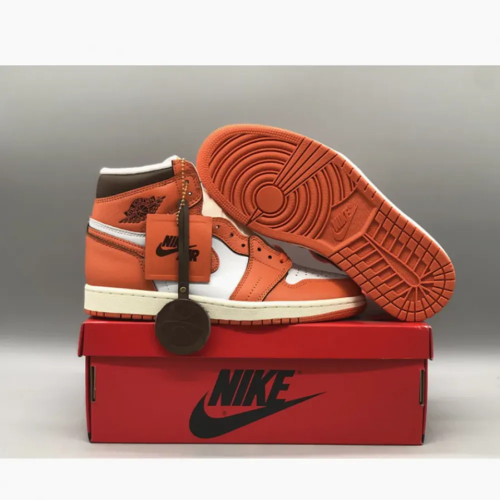 Air Jordan 1 High OG White/Starfish-Cacao Wow-Sail  DO9369-101