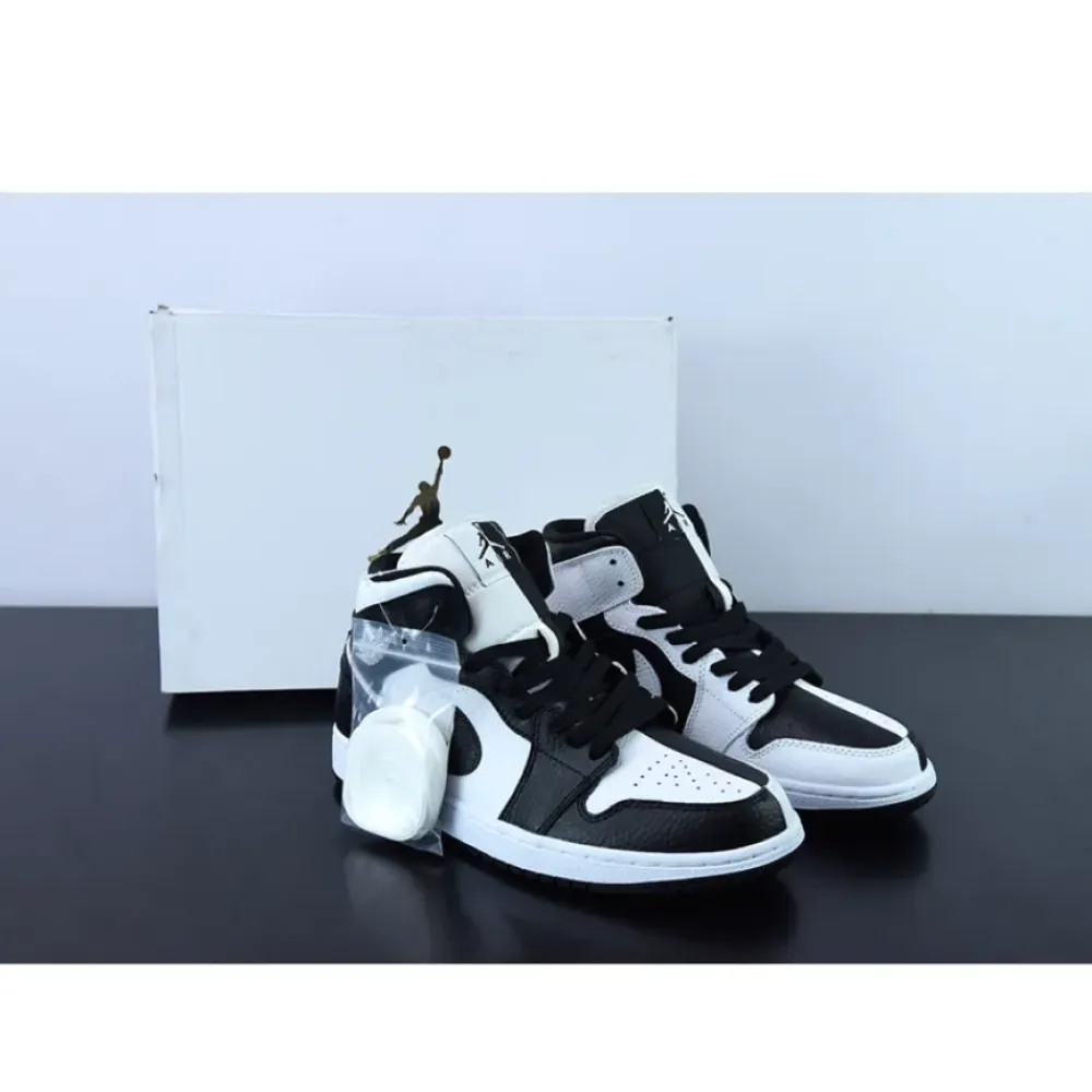 Air Jordan 1 Mid “Split” White/Black  DR0501-101