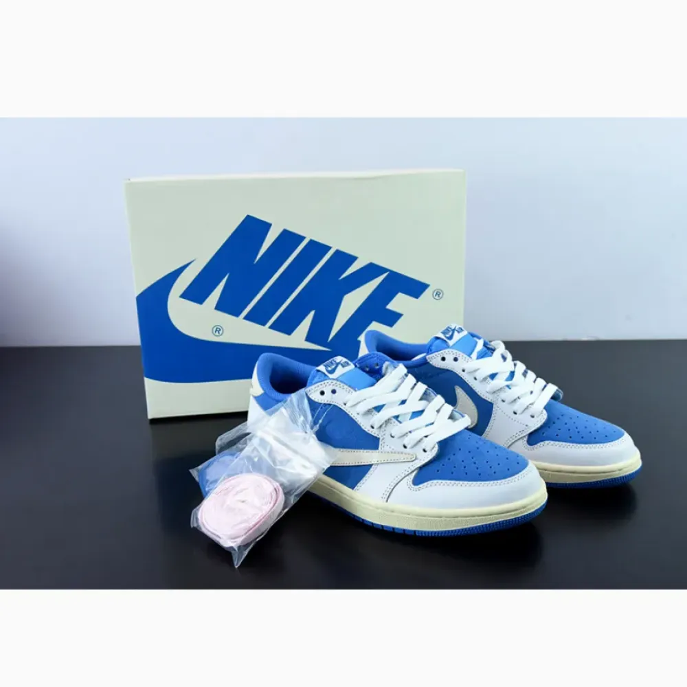 Travis Scott x Fragment x Nike Air Jordan 1 Low “UNC Blue”