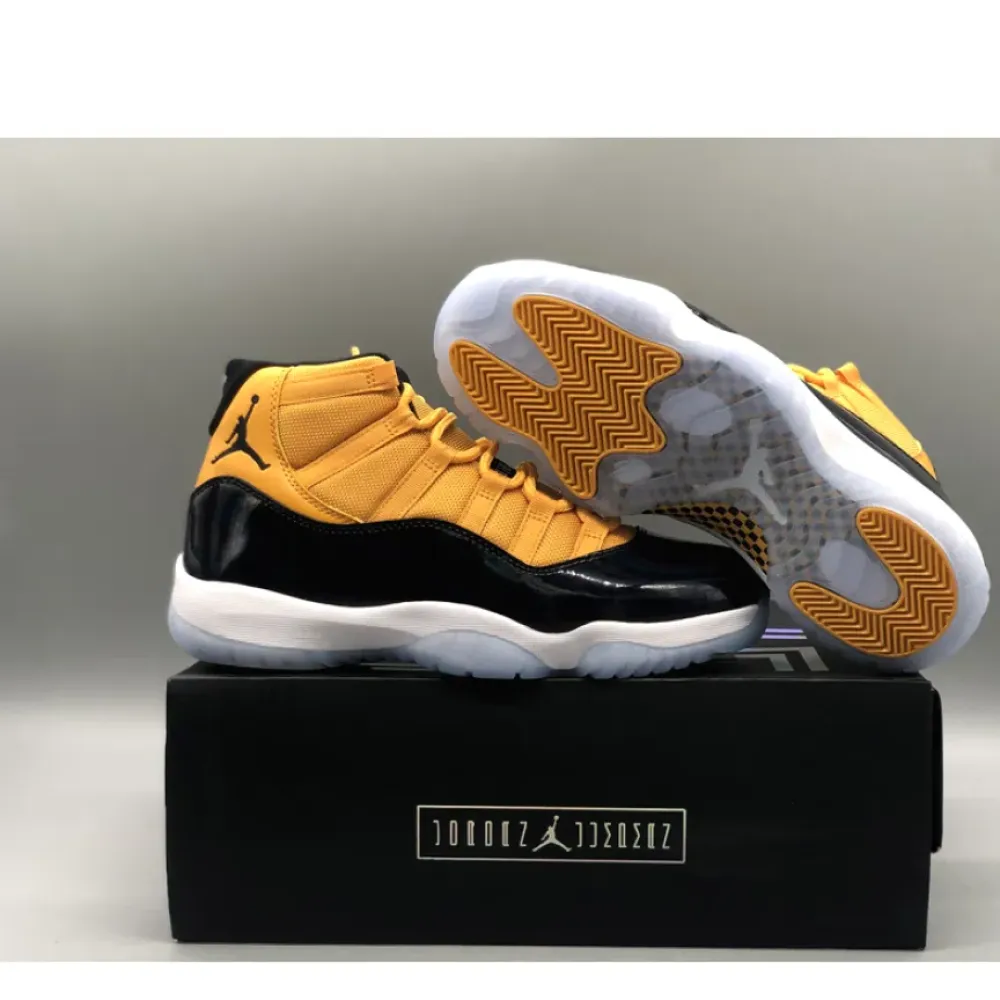 Air Jordan 11 Black Yellow