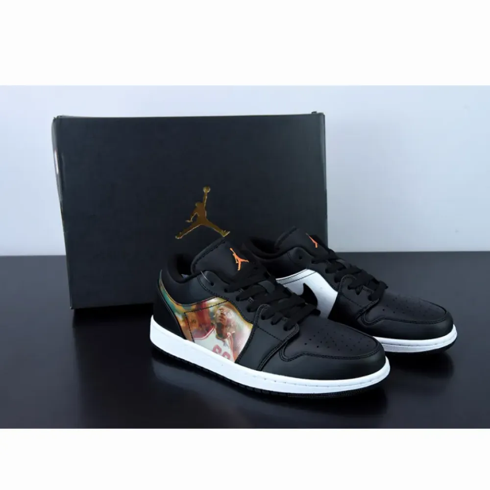 Air Jordan 1 Low Hologram Black/White  DR9497-001