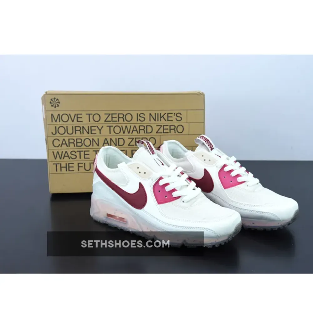 Nike Air Max 90 Terrascape White/Pomegranate-Pink Glaze  DC9450-100