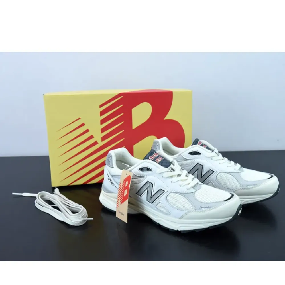 New Balance 990v3 Made in USA Sea Salt/Rain Cloud M990AL3