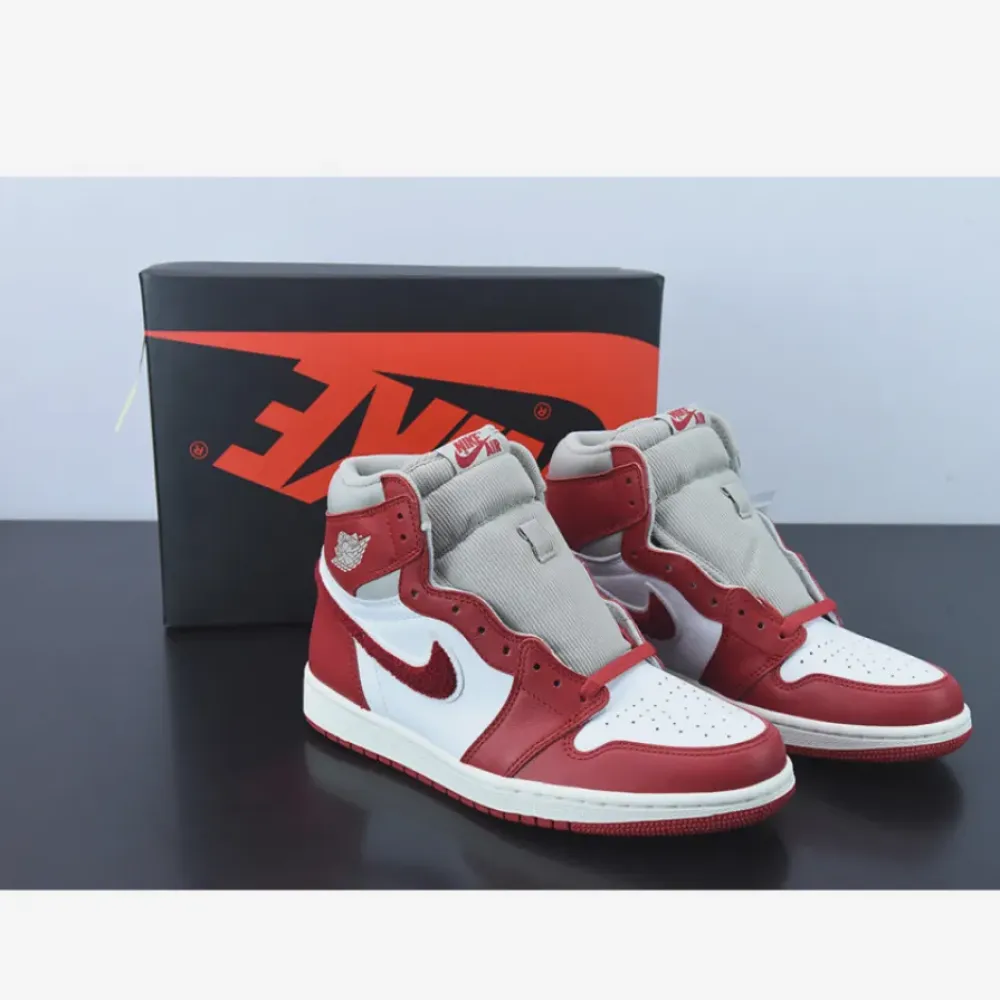 Air Jordan 1 Retro High OG ‘Chenille’ Light Iron Ore/Varsity Red-Sail DJ4891-061