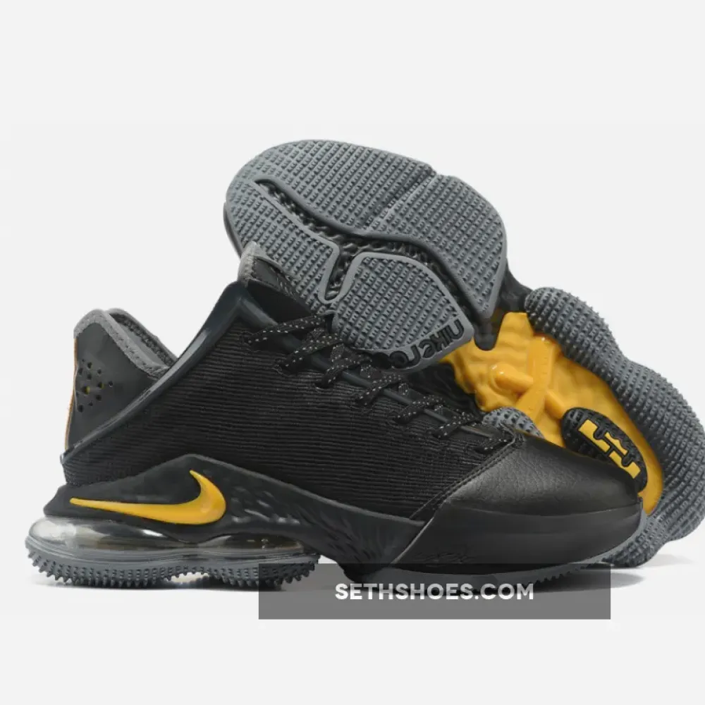 Nike LeBron 19 Low “Witness” Black Yellow