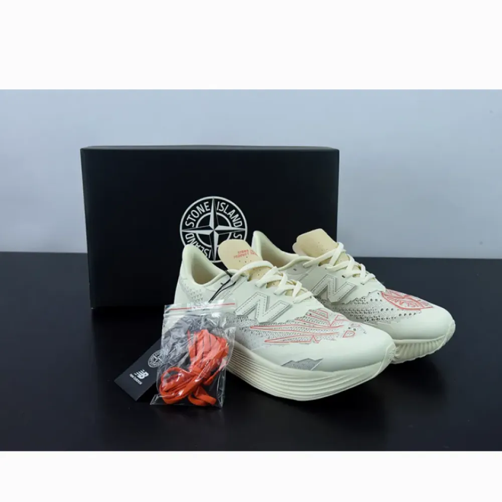 Stone Island X New Balance RC Elite Tan/Red  MSRCELTD