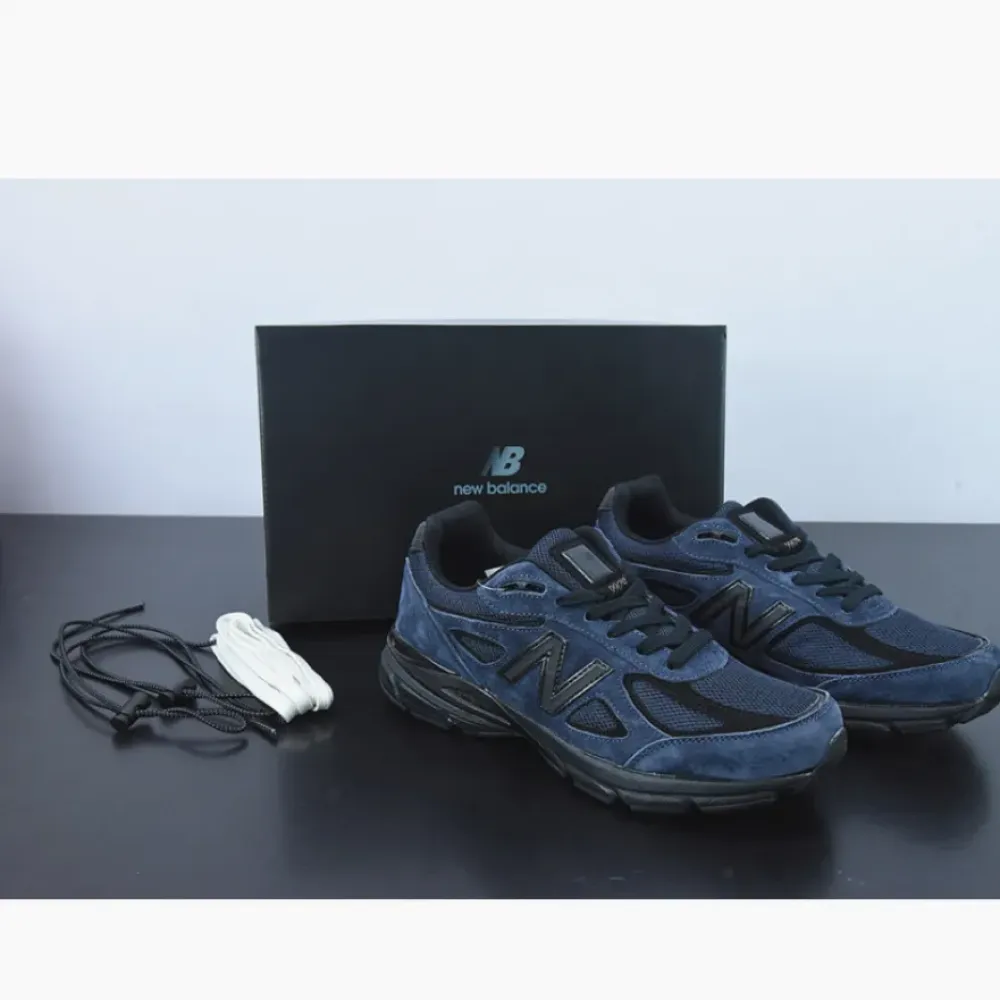JJJound X New Balance 990v4 Navy/Parisian Night-Black  M990JJ4
