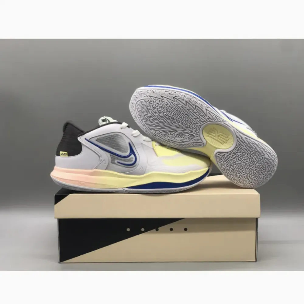Nike Kyrie Low 5 White/Game Royal-Medium Ash-Citron Tint DJ6012-100