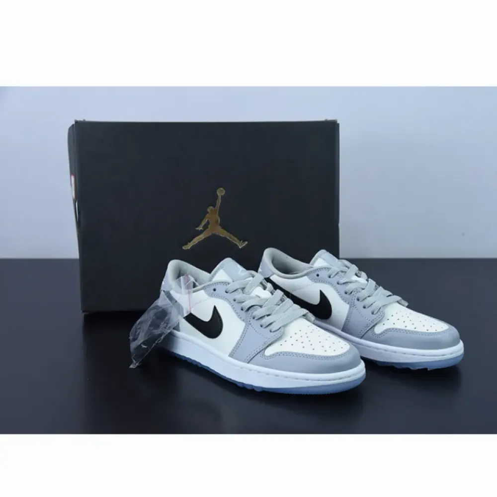 Air Jordan 1 Low Golf Wolf Grey/Black-Photon Dust-White  DD9315-002
