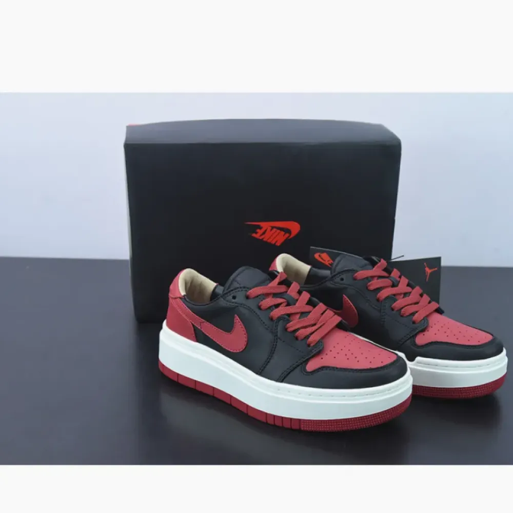 Air Jordan 1 Elevate Low Bred Black/Red  DQ1823-006