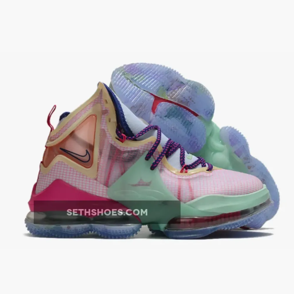 Nike LeBron 19 ‘Valentine’s Day’ Pink/Green-Purple  DH8460-900