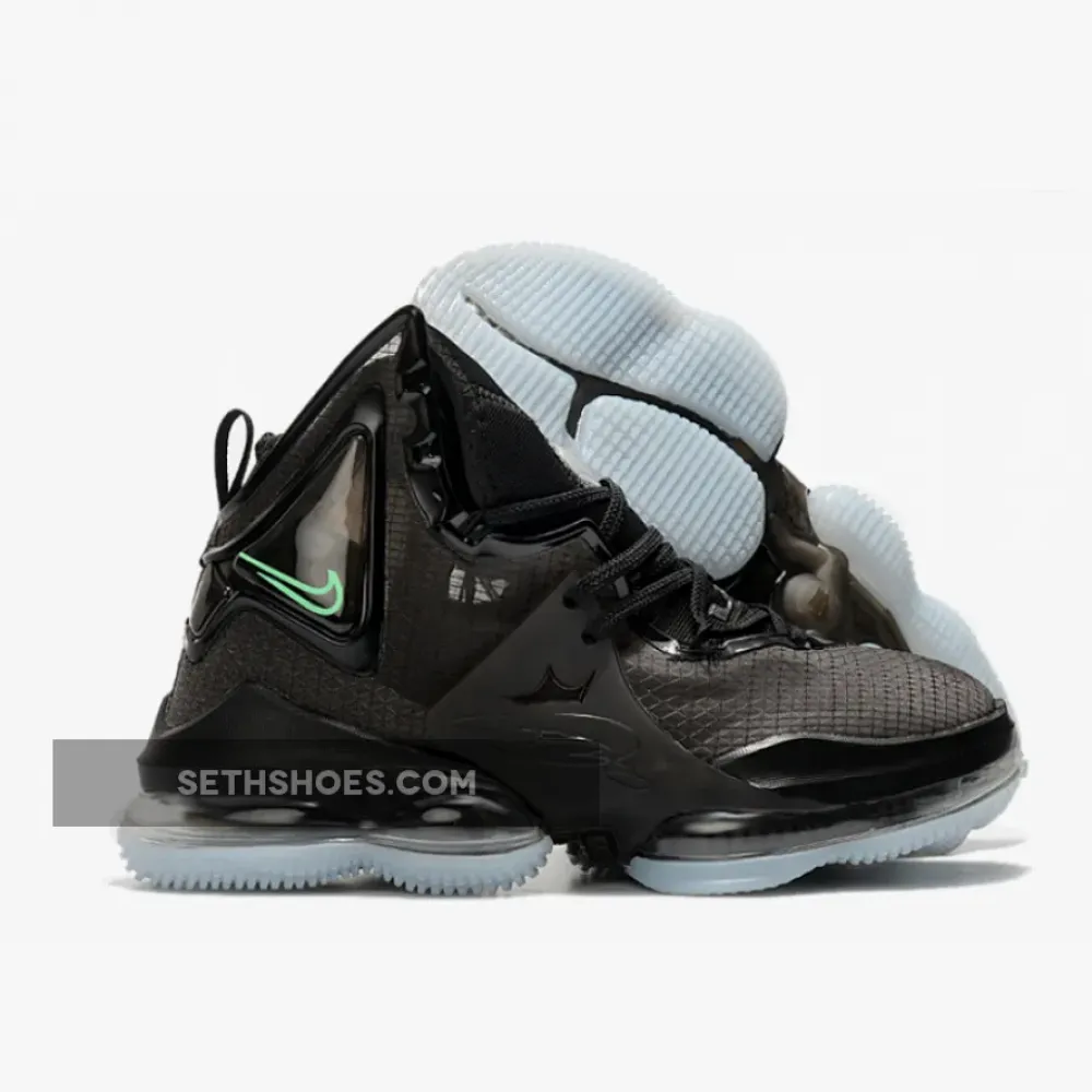 Nike LeBron 19 Black Aqua  DC9340-003