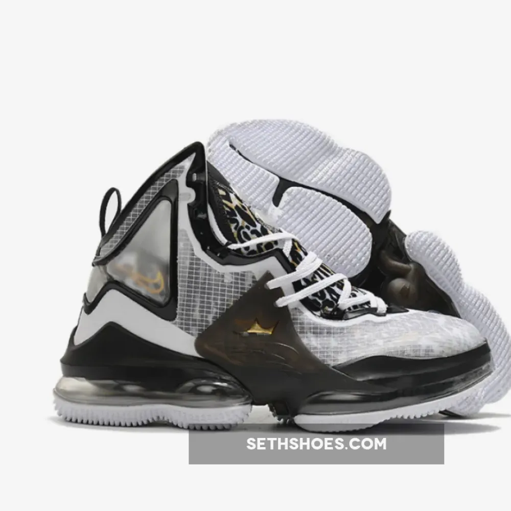 Nike LeBron 19 Leopard Grey/Black  DC9340-100