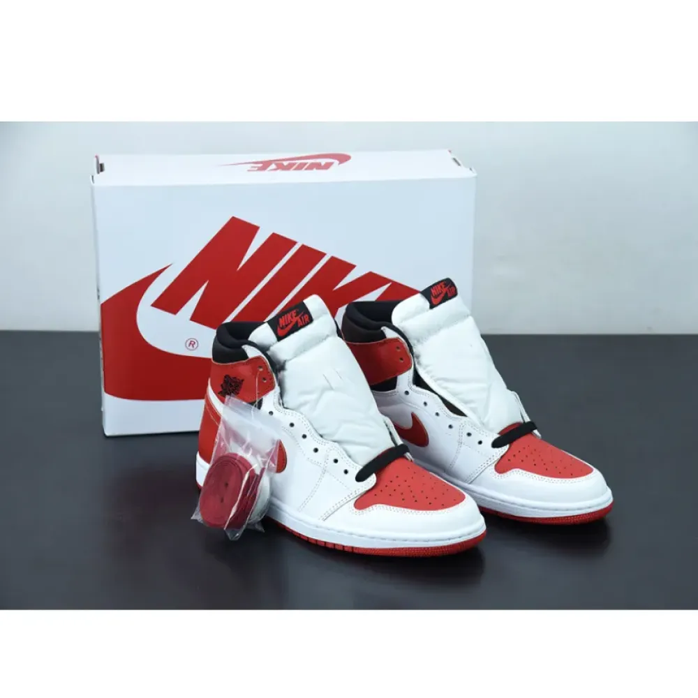 Air Jordan 1 High OG ’Heritage‘ White/University Red-Black  555088-161