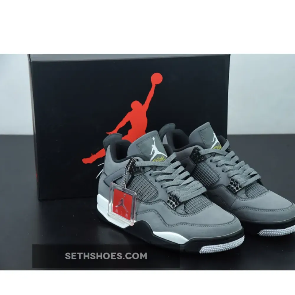 Air Jordan 4 Cool Grey/Chrome-Dark Charcoal  308497-007