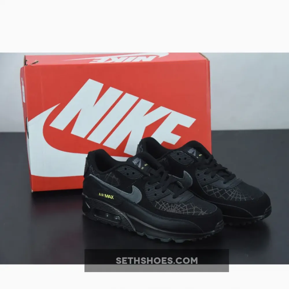 Nike Air Max 90 “Spider Web” Black  DC3892-001
