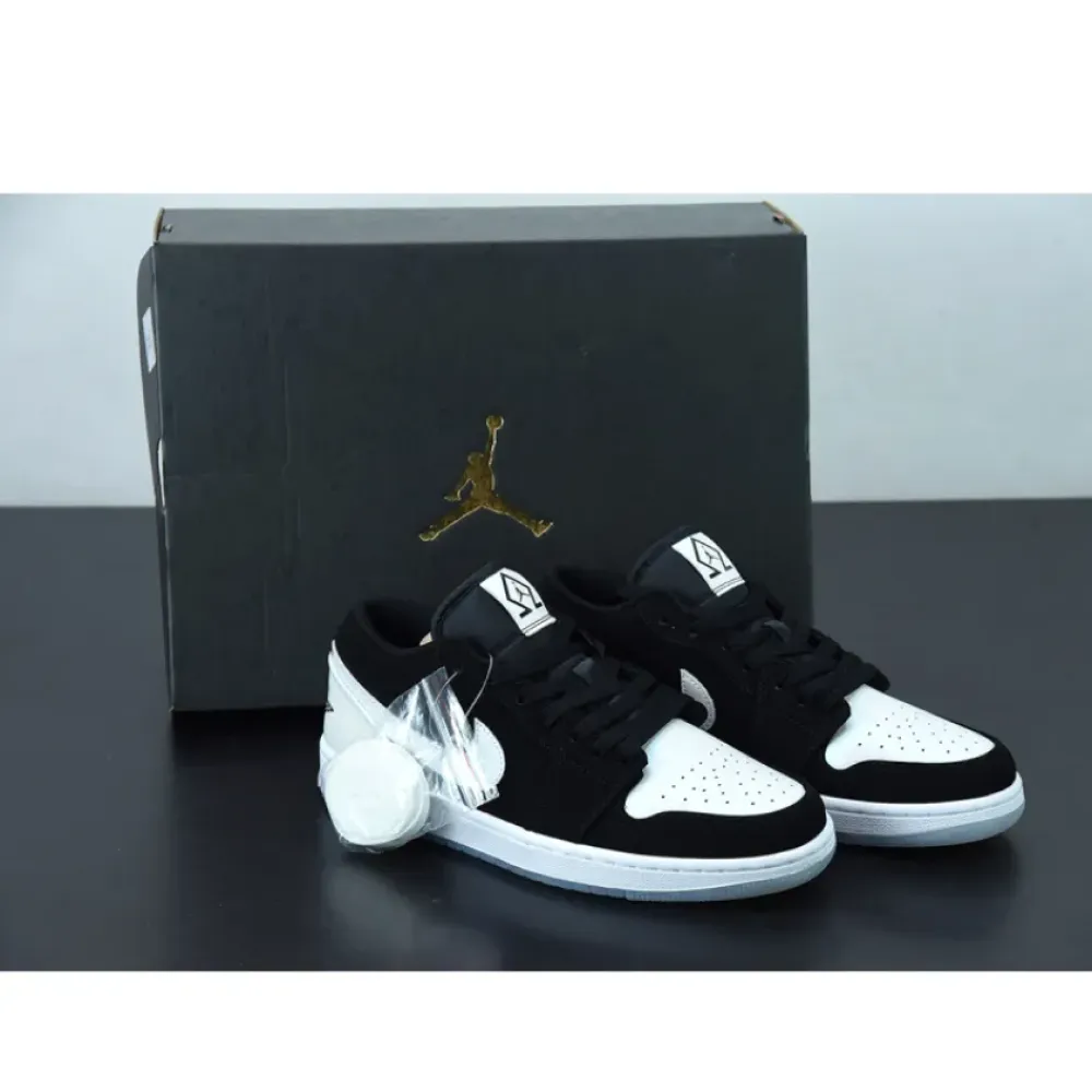 Air Jordan 1 Low Black White  DH6931-001