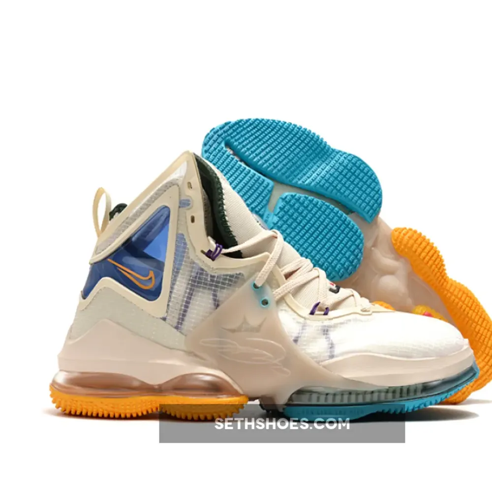 Nike Lebron 19 ’Minneapolis Lakers‘ Cream/Blue-Gold  DC9341-200