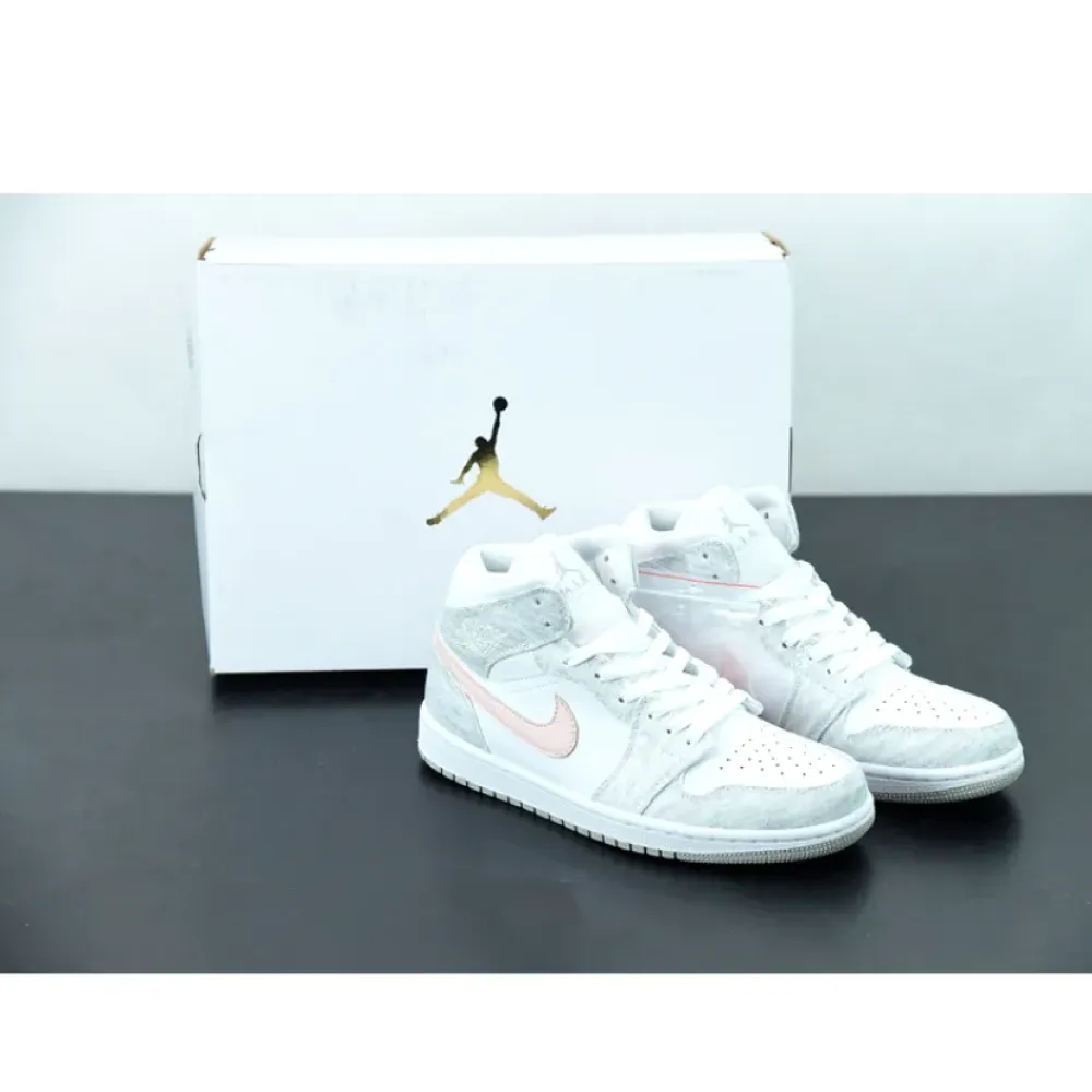 Air Jordan 1 Mid SE Light Iron Ore/Atmosphere-White