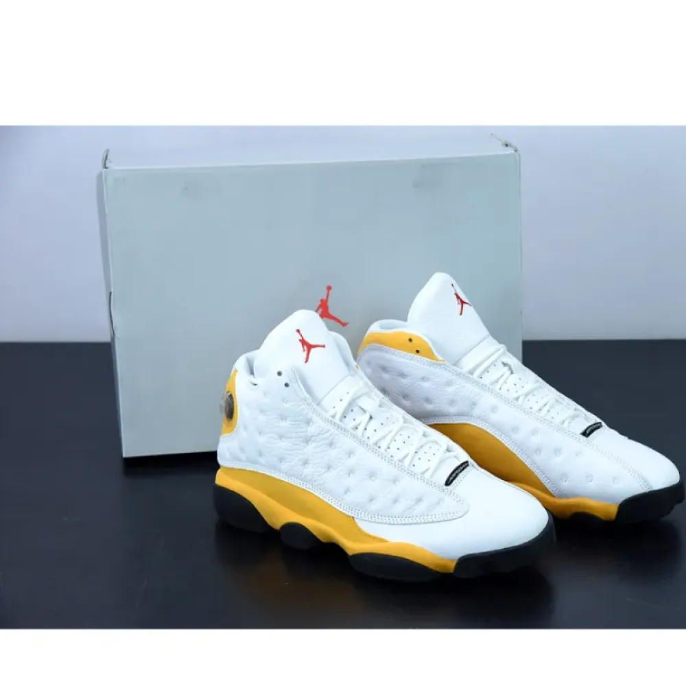 Air Jordan 13 White/University Red-Del Sol-Black  414571-167