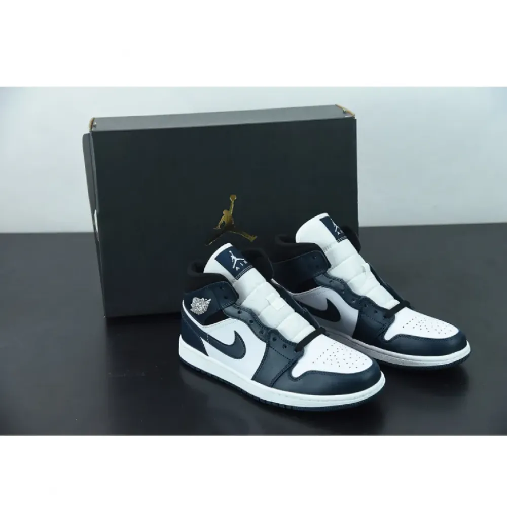 Air Jordan 1 Mid “Dark Teal”  554724-411