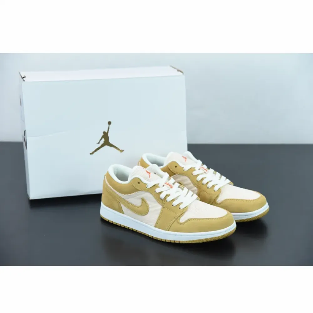 Air Jordan 1 Low Suede Corduroy  DH7820-700