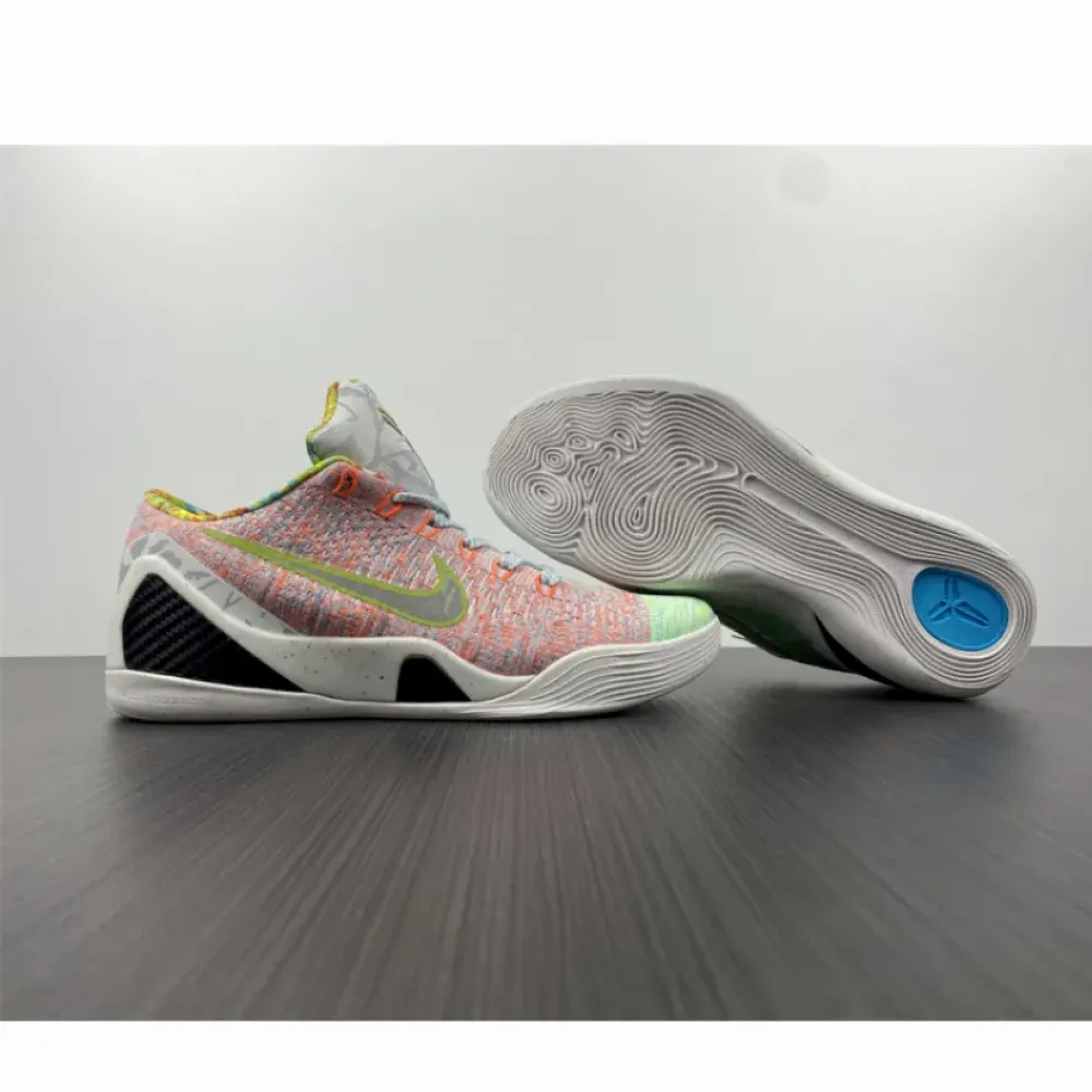 Nike What The Kobe 9 Elite Multi-Color/Chlorine Blue-Black  678301-904