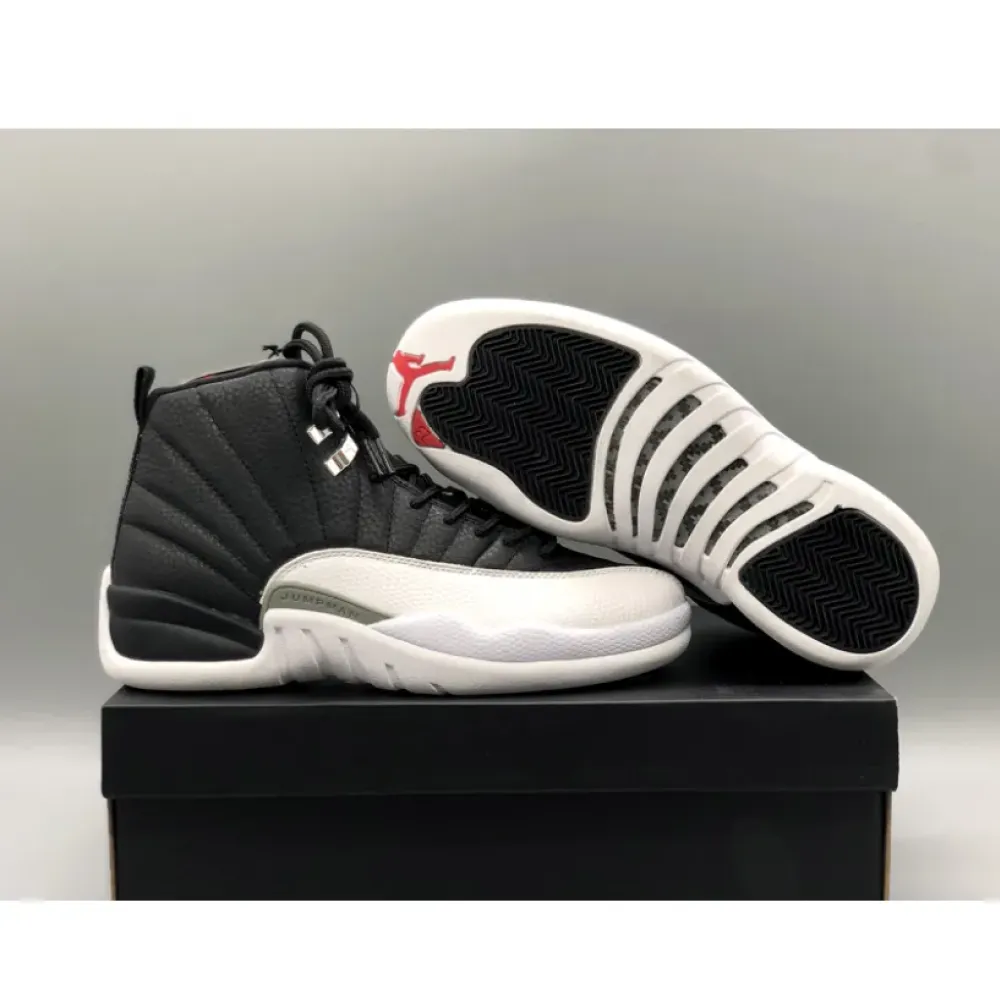 Air Jordan 12 “Playoffs” Black/Varsity Red-White  CT8013-006