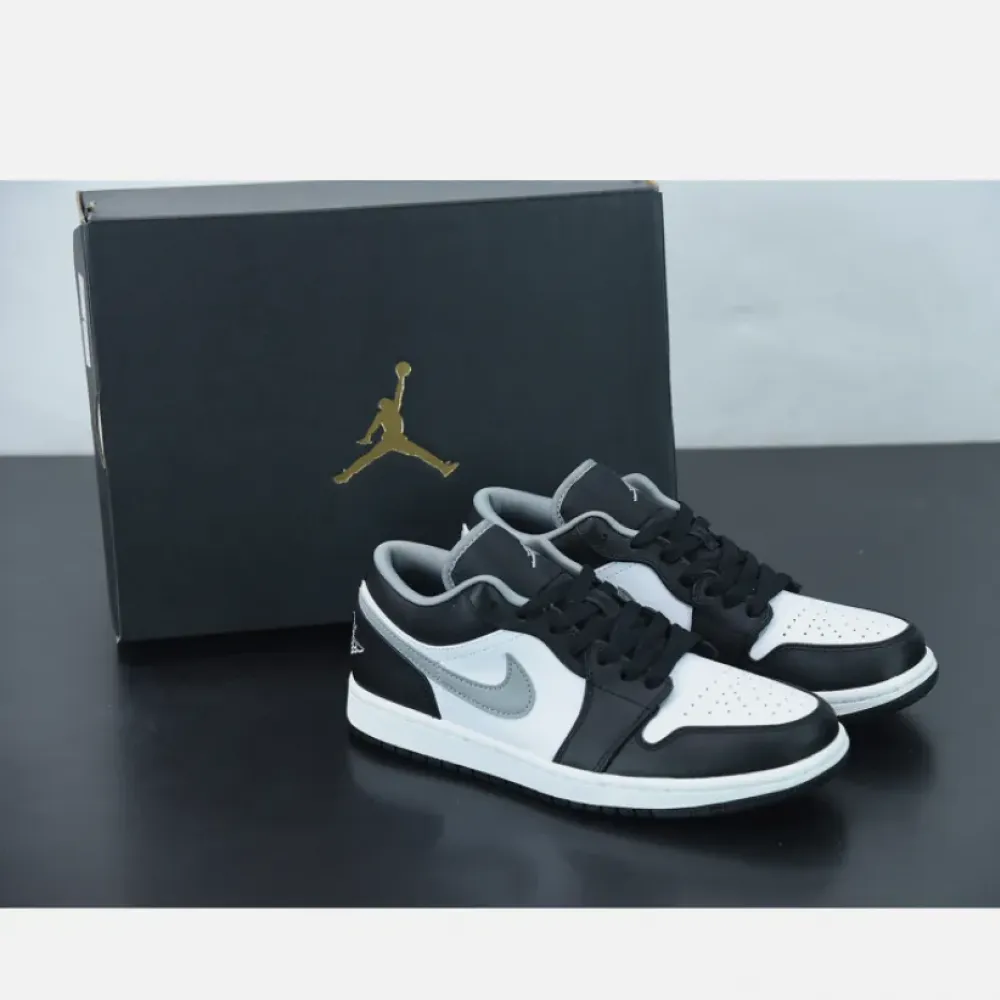 Air Jordan 1 Low Black/White/Particle Grey 553558-040