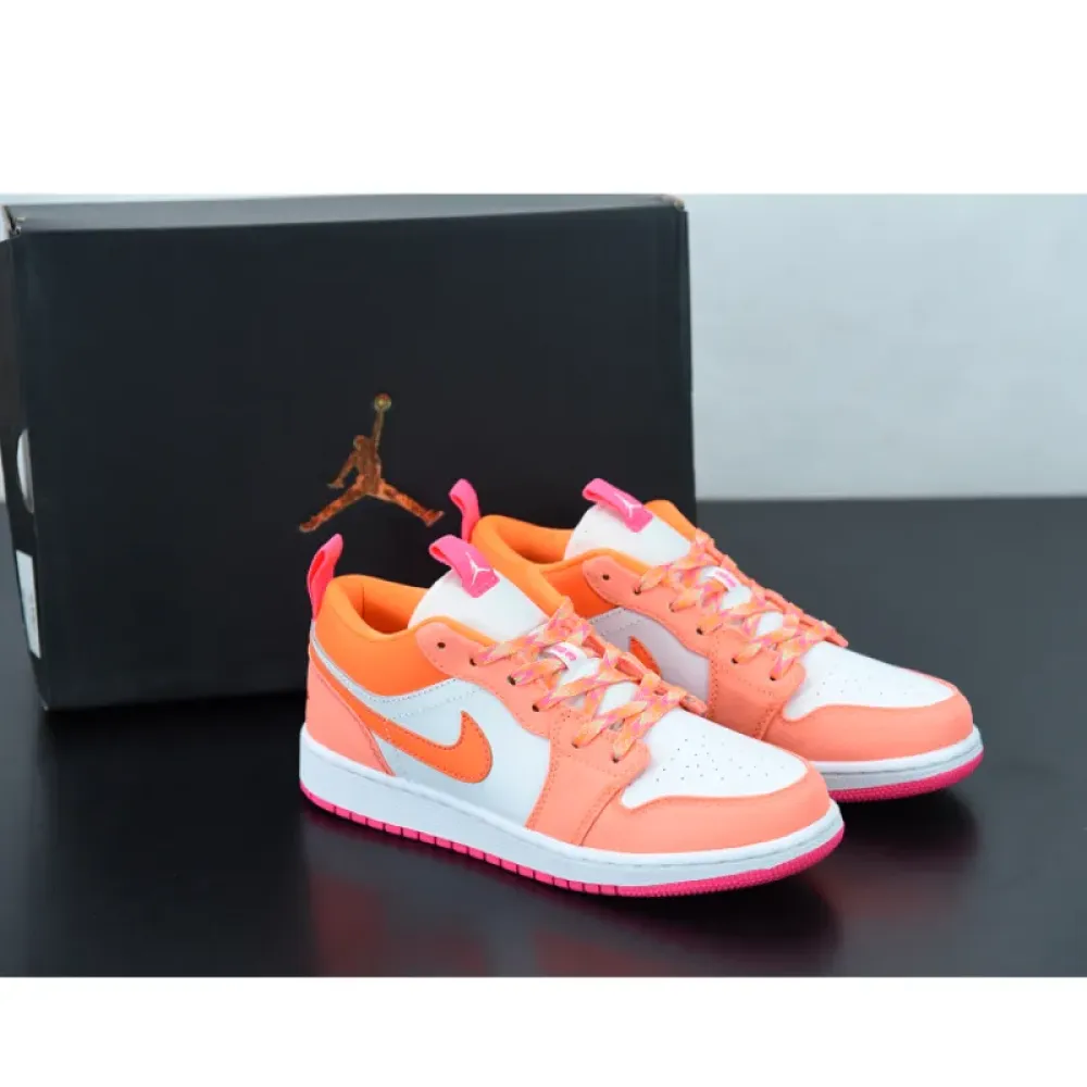 Air Jordan 1 Low Utility GS Pink White  DJ0530-801