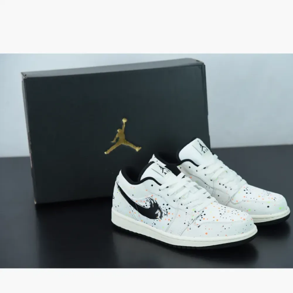 Air Jordan 1 Low “Paint Splatter”  DM3528-100