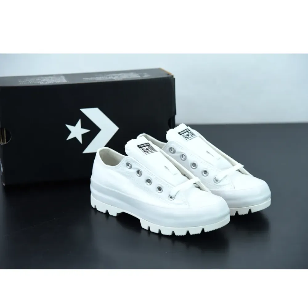 Converse Lugged Canvas Chuck Taylor All Star Low Top Triple White  567680C